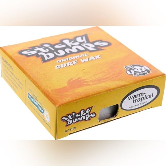 STICKY BUMPS WARM BAR Surfboard Wax 3 Pack Surf Beach - Picture 2 of 5